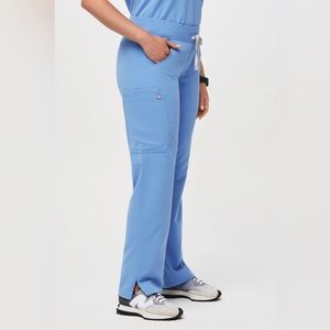Figs Kade Scrub Pants, Ceil Blue